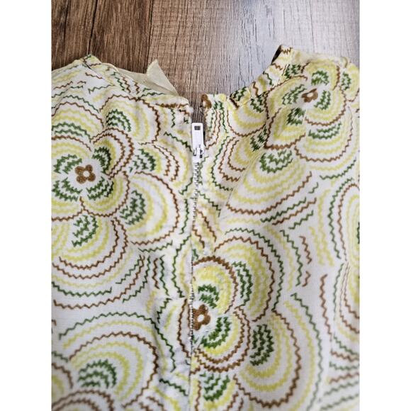 Vintage Leila Floral 1970's Maryjane Dress Youth Girls Size 5 - Picture 5 of 10